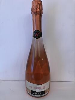 Sparkling wine, "Bollicinecherí" Extra Dry, Salento Rosé, Coppi, 0,75L.