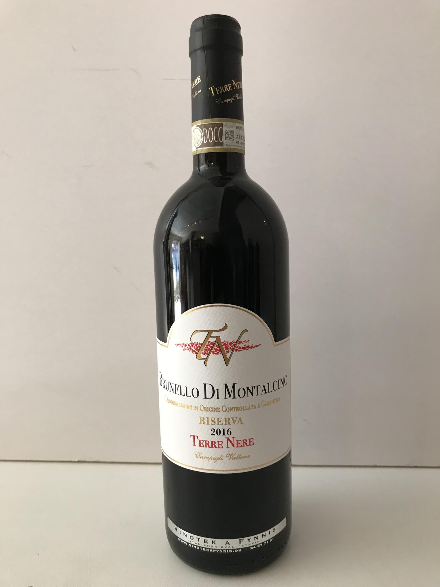 Køb Brunello di Montalcino Riserva 2016, D.O.C.G. Terre Nere. 0,75 L ...