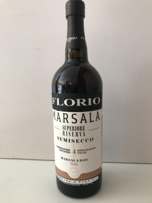 Marsala Superiore Riserva, Semi Secco Oltre 4. Florio. 0,75 L.
