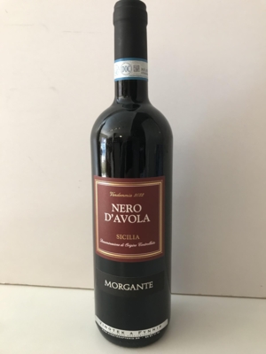 Nero d`Avola 2022, D.O.C. Morgante. 0 75 L.